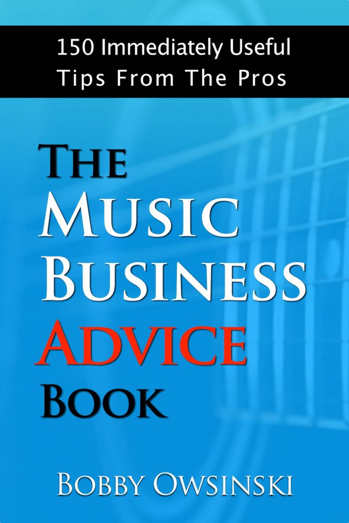 Music Business Advice Book comver